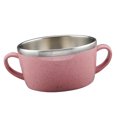 thumbnail image 3 of Tazón de fuente Sunnimix acero inoxidable grado alimenticio Color rosa para niños, 3 of 4