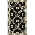 thumbnail image 2 of Safavieh Chelsea Lara Bordered Wool Area Rug, Black, 2'9" x 4'9", 2 of 10