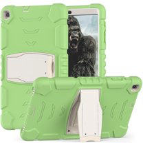 XYX Case for Samsung Galaxy Tab A 10.1 inch 2019 (SM-T510/SM-T515), Dual Layer Slim Heavy Shockproof Rugged Protective Cover Case with Kickstand (Matcha Green)