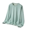 thumbnail image 2 of BADHUB Men's Big and Tall Sweatshirts Casual Long Sleeve Crewneck Activewear Basic Pullover Green 2XL, 2 of 3
