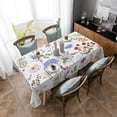 thumbnail image 2 of Herb Plant Flower Round Tablecloth Wedding Hotel Table Cover Holiday Dining Table Waterproof Tablecloth, 2 of 6