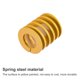thumbnail image 4 of Troquel Resorte, 27mm OD 35mm Largo 4uds Espiral Estampado Ligera Carga Compresión Troquel Resortes para 3D Impresora Eléctrica Pieza, Amarillo Unique Bargains resortes de compresión, 4 of 5