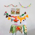 thumbnail image 3 of Precioso bosque animal árbol hojas pancarta letrero decoraciones de para niños de pancarta de animales baby shower di UNA, 3 of 9