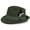 Green, variant on BadPiggies Elegant Fedora Hats for Men Women Short Brim Roll Up Cowboy Felt Hat with Feathers (Red)