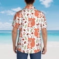 thumbnail image 6 of Daiia Squirrel And Hawaiian Shirt for Men Gentle Cotton Regular Short Sleeve Casual-XX-Large, 6 of 9