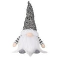 12" Lighted Christmas Gnome, Light Up Handmade Sequins Hat Christmas