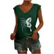 thumbnail image 1 of Camisetas sin mangas con cuello en V de verano para mujer, camisetas de manga corta con estampado de mariposa Retro OAVQHLG3B Store lin121212, 1 of 5