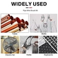 thumbnail image 5 of 6 Pcs Brass Tube Cleaning Brush Wire Brush Set Cleaning Polishing Tool Brass Wire Brush Set For Pip, 5 of 5