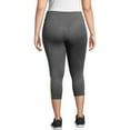 thumbnail image 4 of Just My Size Women's Plus Active Colorblocked Performance Capri Leggings, 4 of 5