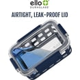 thumbnail image 5 of Ello 3.4 Cup 10Pc, 5 Pack Glass Meal Prep Sets Leak-Proof Glass Food Storage Containers with Airtight BPA-Free Plastic Lids, Dishwasher, Microwave, and Freezer Safe Mixed Berry, 5 of 8