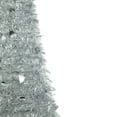 thumbnail image 4 of Northlight 4' Silver Tinsel Pop-Up Artificial Christmas Tree, Unlit, 4 of 5
