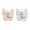 B, variant on Lynono Co.,Ltd Butterf1yRotating individual Adhesive Hooks,Butterfly Clasp Bathroom Corner Hook with 3-Hook 270° gyrate,None Drill Wall Mount Storage Hooks for Home Kitchen swinging Keys Bags To