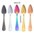 thumbnail image 4 of Grapefruit Spoons Stainless Steel Grapefruit Spoon Serrated Edge Stirring Spoon for Coffee Soup Sugar Dessert Seasoning, 4 of 19