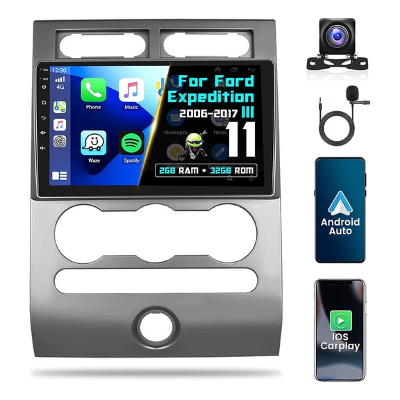 Torovo Car Radio Stereo Ford Expedition III 2006-2017 Carplay Android 2G 32G