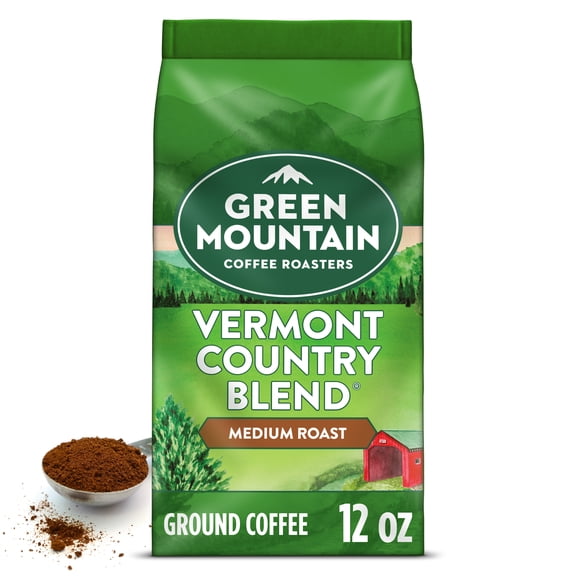 Green Mountain Coffee Roasters Vermont Country Blend, Medium Roast, Ground Coffee, 12 oz