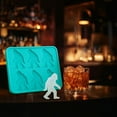 thumbnail image 4 of Gorilla-Shaped Ice Cube Mold - 6 Hole Fun Shapes Large Gorilla Ice Cube Tray for Whiskey, Cocktail, Bourbon, Fun Animal Shape, Gifts for Gorilla Lovers, Women, Kids (Blue), 4 of 6