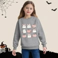 thumbnail image 7 of cocolona Girls Halloween Sweatshirts Crewneck Long Sleeve Cute Graphic Shirts Fall Winter Casual Pullover Tops 2-6 Years, 7 of 7