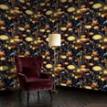 thumbnail image 2 of Peel and Stick Wallpaper Dreamlike Golden Mushroom Clearing High Contrast Fantasy Art Wall Mural 17.7in x 9.8ft Self Adhesive Removable Wall Paper Renter Friendly Wallpaper for Bedroom Cabinets, 2 of 8