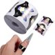 thumbnail image 1 of 1 roll/300 pcs round lace design hard card nail art sticker nail extension guide self-adhesive tips, 1 of 5