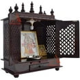 thumbnail image 4 of Homecrafts Wooden Temple for Home (18x12x24-inch, Red), 4 of 7