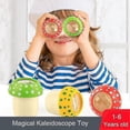 thumbnail image 3 of Espejo de madera con forma de hongo con forma de caleidoscopio para niños mayores de 3 años, 3 of 3