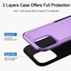 thumbnail image 3 of Entronix Funda Resistente Diseñada para iPhone 12, Cubierta Protectora a Prueba de Golpes de Triple Capa, Color Morado, 3 of 8