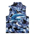 thumbnail image 5 of Pzuqiu Shark Boy Outerwear Vest 11-12 Comfortable Versatile Vest Zip Up Sleeveless for Boy Fashion Casual Fall Winter Warm Outerwear With Pockets Soft for Outdoor Activities, 5 of 7