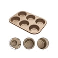 thumbnail image 2 of Nonstick Cupcake and Cake Bakeware Pan Set for Even Baking and Easy Release, 2 of 4