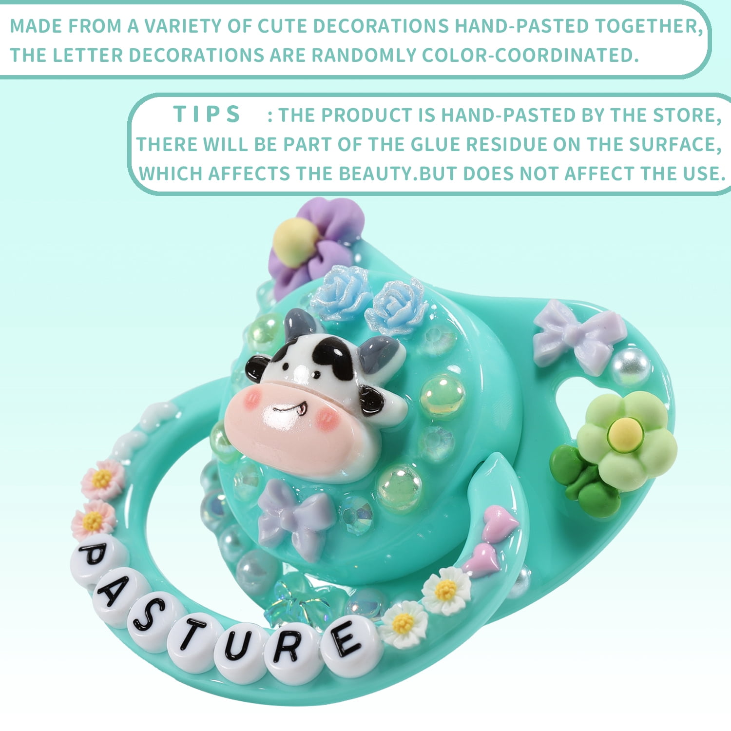 CutiePlusU Adult Sized Pacifier Dummy Big Shield DIY Handmade