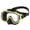 Black And Yellow, variant on Kids Snorkel Mask 3 Windows 180 Degree Panoramic Wide View Three-Lens No Leak Swim Goggles Adjustable Snorkeling Swimming for Youth And Child