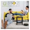 thumbnail image 4 of Adirondack Side Table - 14x13 Inch HDPE Outdoor End Table with Storage - Black All Weather Patio Furniture, 4 of 8