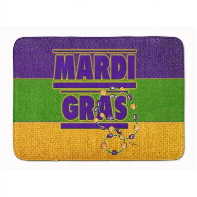 Carolines Treasures 8388RUG Mardi Gras Machine Washable Memory Foam Mat