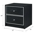thumbnail image 6 of ACME Jabir Rectangular Accent Table in Black and Silver, 6 of 6