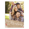 Merry Christmas Happy New Year Standard Holiday Card