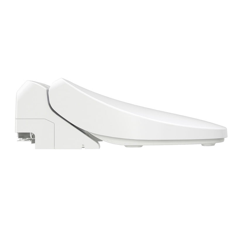 TOTO Washlet Elongated Bidet Seat with Heated Seat, Warm Water Cleanse, SoftClose Lid & Remote Control – Cotton (Model T1SW2491#01)