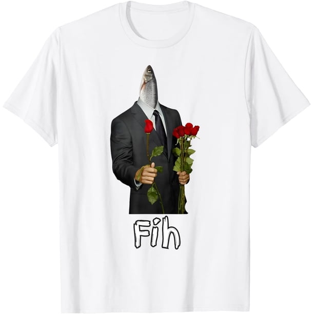 Fih Gentleman Funny Misspelled Fish Meme Fih Calling Humor Camiseta