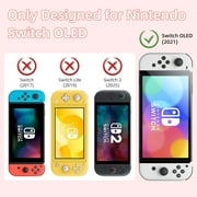 GeekShare Ergonomic Protective Case Compatible with Nintendo Switch OLED Console and Joy Con Cat JOJO
