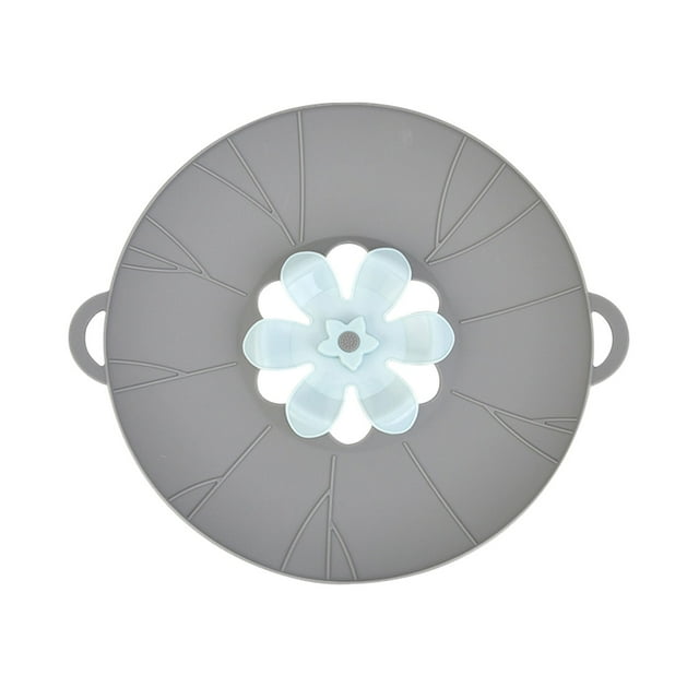 JJKBVCLO Pot Lid Cover Splashes New Silicone Flower Pot Lid Creative Rotatable Pot Lid Home Kitchen Tools Accessories
