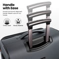 thumbnail image 4 of New York Xpress Softside Expandable Luggage with Spinner Wheels and TSA Lock, 30 inch Checked-Large Rolling Suitcase,Gray - XJ1901, 4 of 12