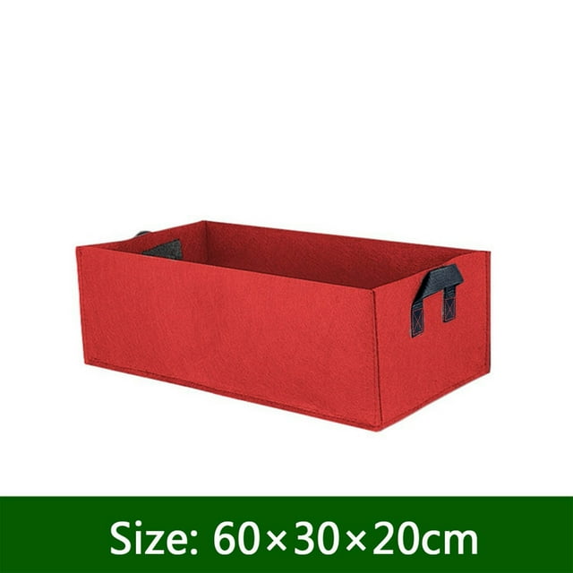 Kyusrd Summer All Sale!Fabric Raised Garden Bed Rectangle Breathable Planting Container Bag