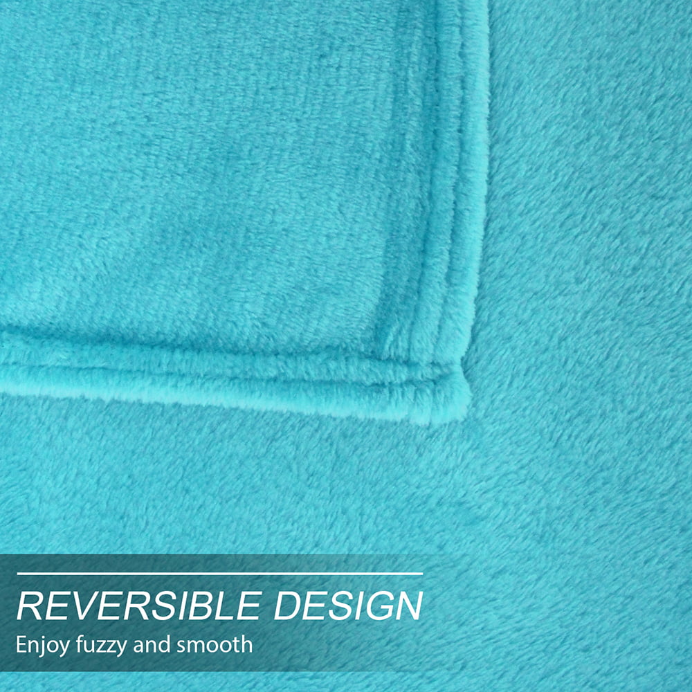 Buy Howarmer Azure Fuzzy Bed Blanket Throw Size Soft Flannel Fleece Blankets All Season