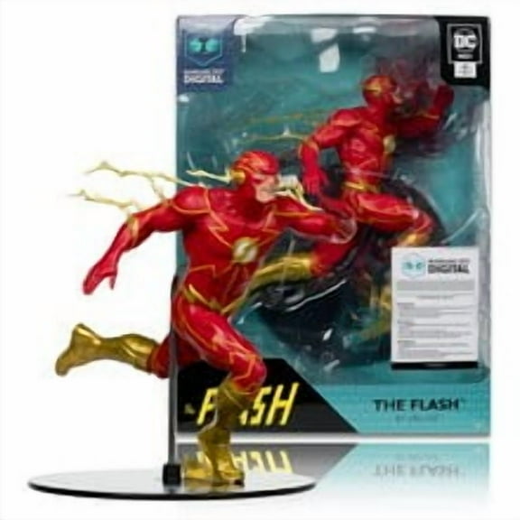 The Flash 1:6 PVC Statue by Jim Lee w/McFarlane Digital Collectible - McFarlane Toys
