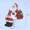 thumbnail image 5 of Artesanías de resina de Papá Noel creativas nórdicas, adornos para la decoración del hogar, sala de estar, escritorio, regalos de Navidad B, 5 of 5