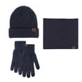 thumbnail image 4 of Fgnfyis Winter Womens Knit Hat Scarf and Gloves Set Soft Brushed Lined for Cold Weather Navy One Size, 4 of 4