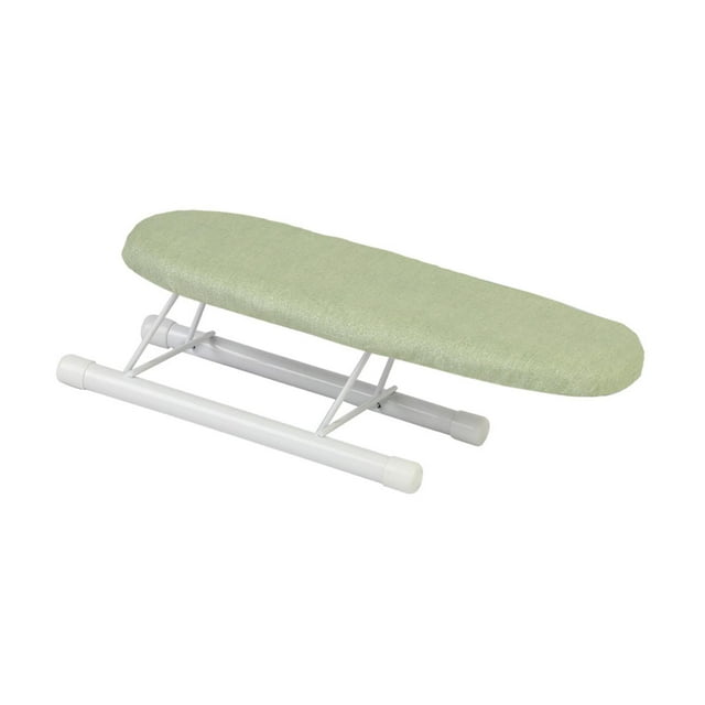 Luzkey Foldable Ironing Board Countertop Ironing Board Portable Lightweight Compact Small Ironing Board for Laundry Room Dorm Apartment Green