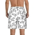 thumbnail image 3 of Naloa Hand Drawn Turtle Men's Beach Shorts, Surfing shorts, Swim trunks, Quick Dry Swim Trunks for Surfing Beach Fun - XX-Large, 3 of 9
