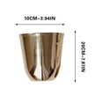 thumbnail image 5 of Wall-Mounted Metal Vase Holder with Brush Hook, Gold Finish, Decorative Flower Container,wall vase with hook, 5 of 8