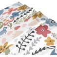 thumbnail image 3 of FREEAMG Cartoon Flowers Shower Curtain for Bathroom Modern Bathroom Decor Waterproof Washable Fabric Shower Curtains with 12 Hooks for Hotel Bathroom Bathtubs 60x72 Inch, 3 of 6