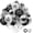Black Silver, variant on 78 Pcs Graduation Balloons Class of 2026 Graduation Party Decorations Red Black Congrats Grad Balloons with Ribbons, 12 Inch Red White Confetti Ballons for Grad Decorations Supplies