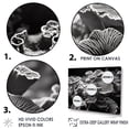 thumbnail image 3 of Designart "Monochromatic Serenity Of Corals II" Coastal Coral Under Water Floater Framed Wall Decor, 3 of 5